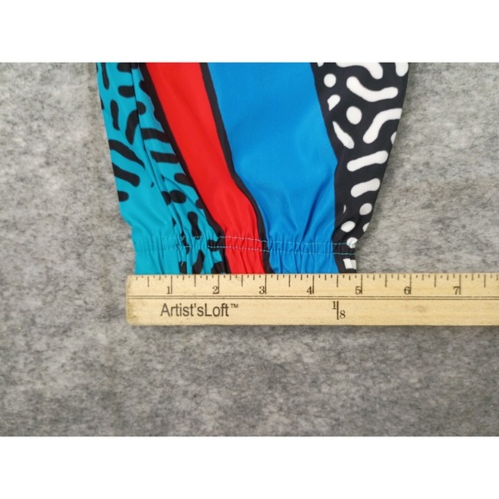 Looney Tunes Mens L Bugs Bunny Graphic Windbreaker Track Pants Joggers NWT 90s - Picture 9 of 14